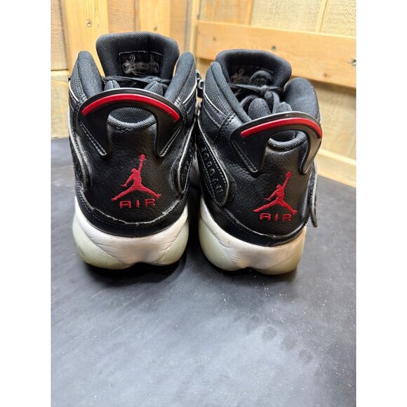 Nike Air Jordan 6 Rings Black Gym Red White 322992-064 US 11 Retro Mens Patent main image 6